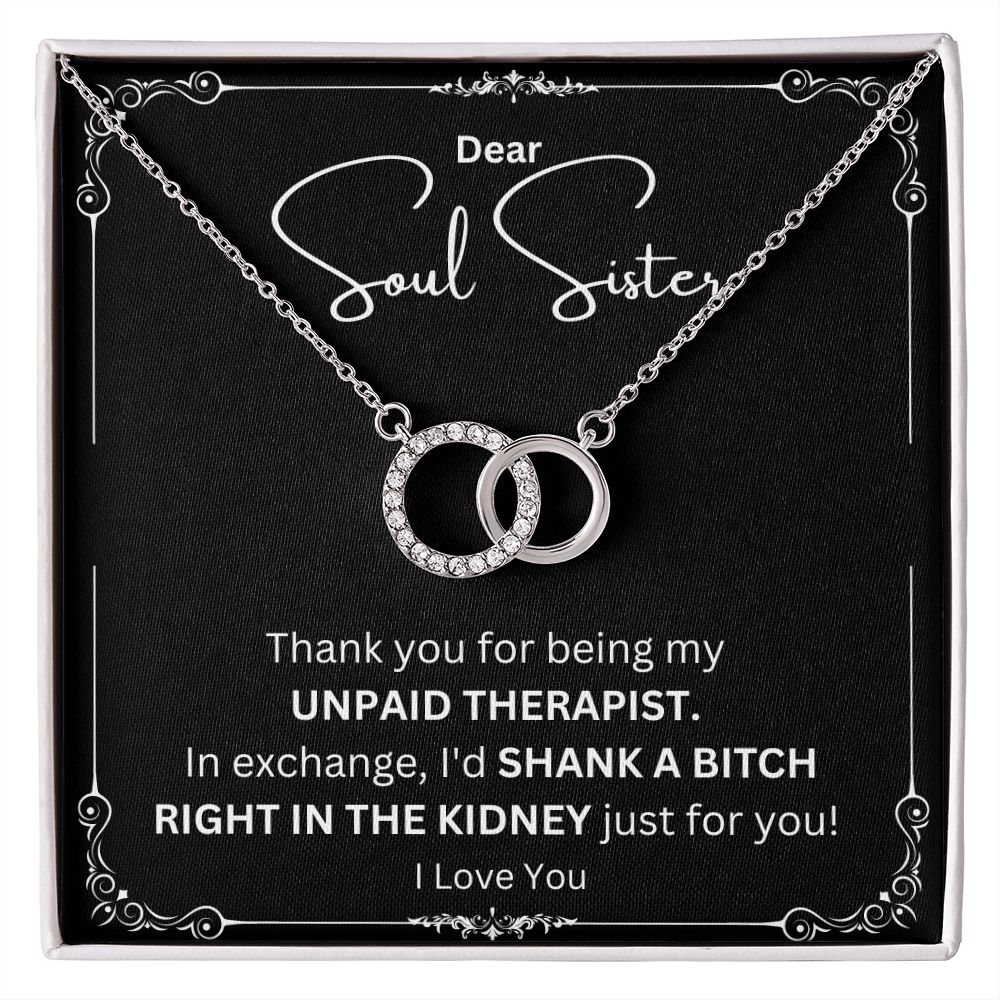 Hilarious Shank A Bitch Gift For Soul Sister, Cute Sassy Birthday Gift for Unbiological Sister