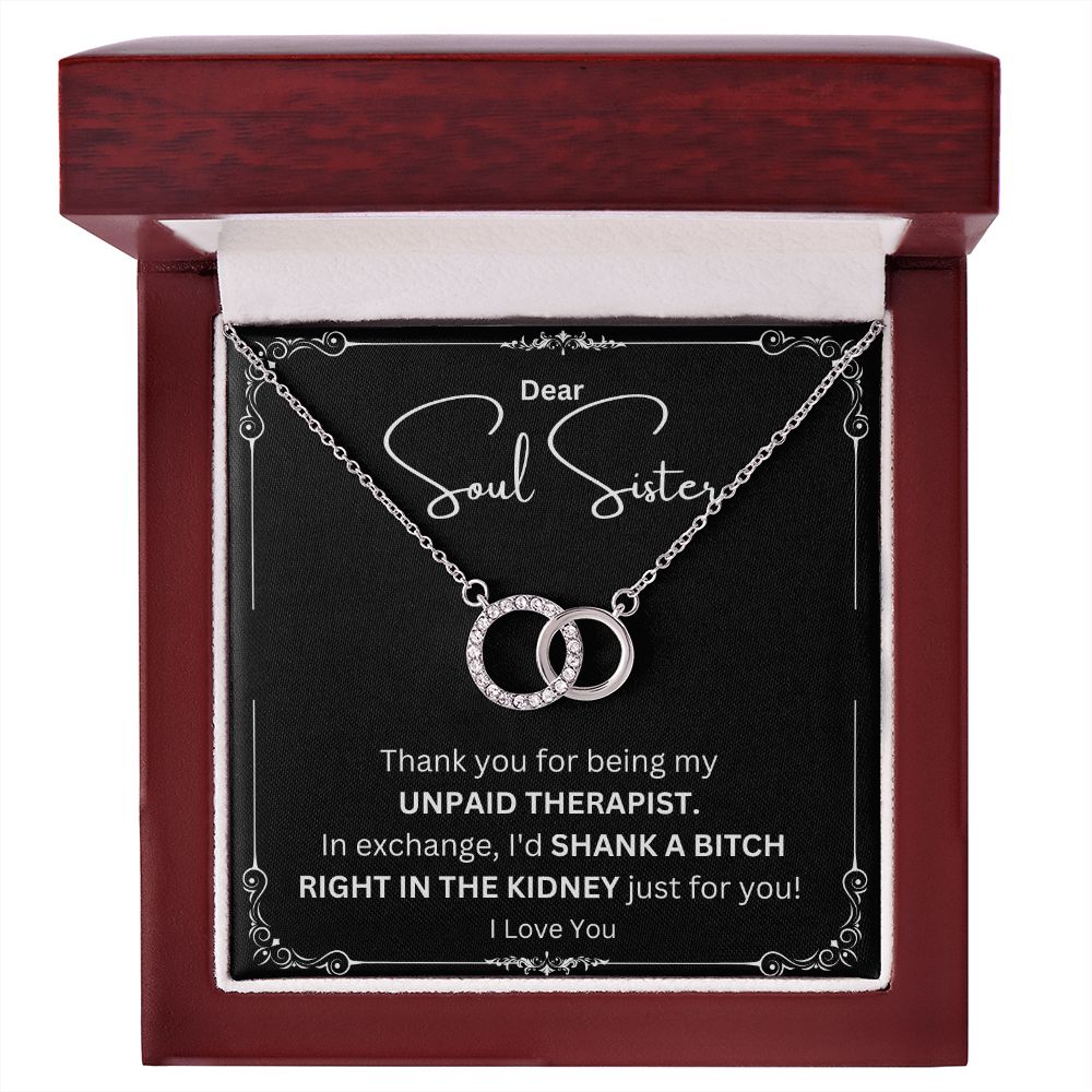 Hilarious Shank A Bitch Gift For Soul Sister, Cute Sassy Birthday Gift for Unbiological Sister