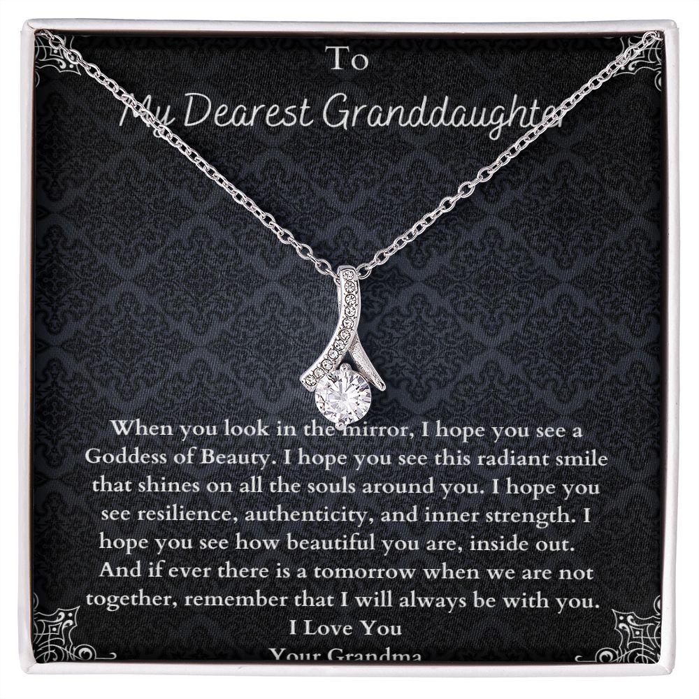 To My Dearest Granddaughter from Your Grandparents
