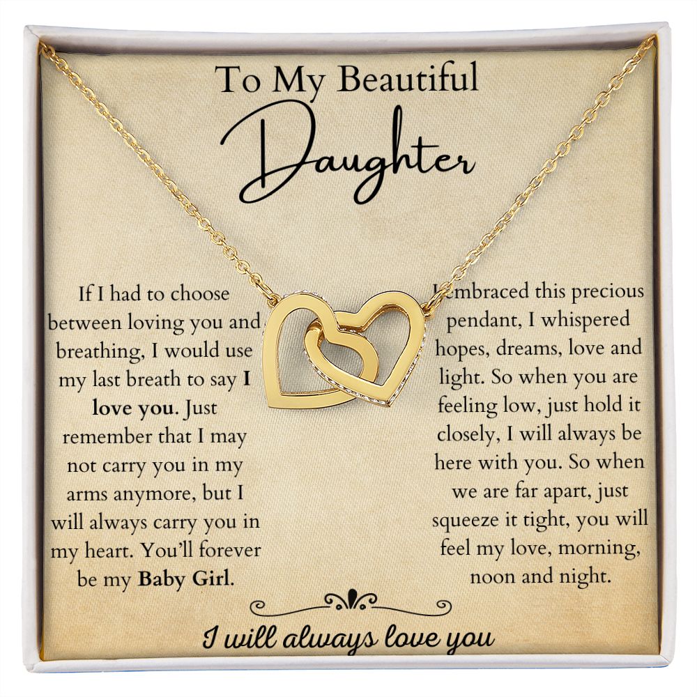 To My Beautiful Daughter from Dad and Mum on Birthday, Christmas, Graduation, From Dad to Daughter. Draft