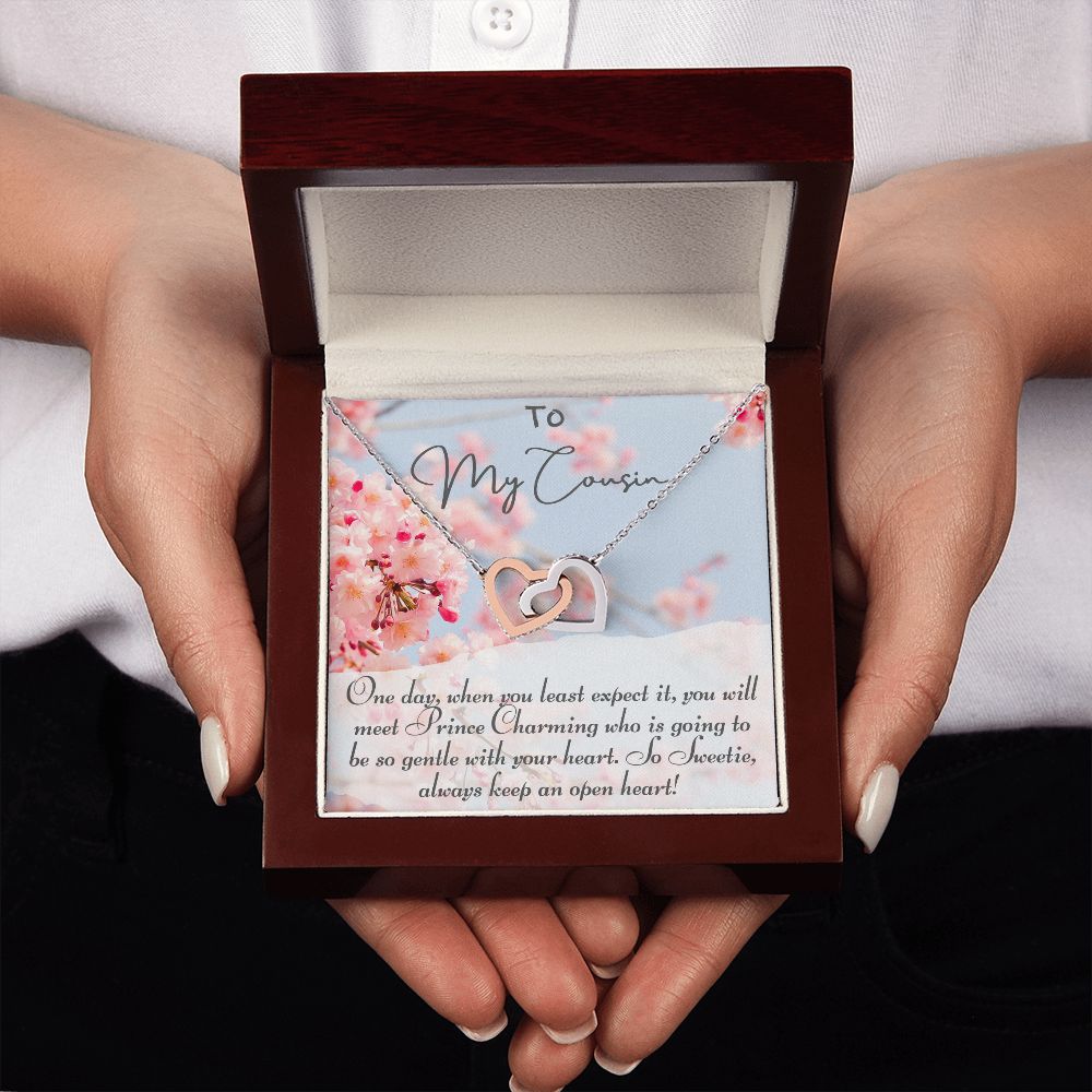 Necklace with Message Card for Cousin, I Love You Necklace, Birthday Gift for Cousin, Present for cousin, Family Gift, Jewelry for Cousin