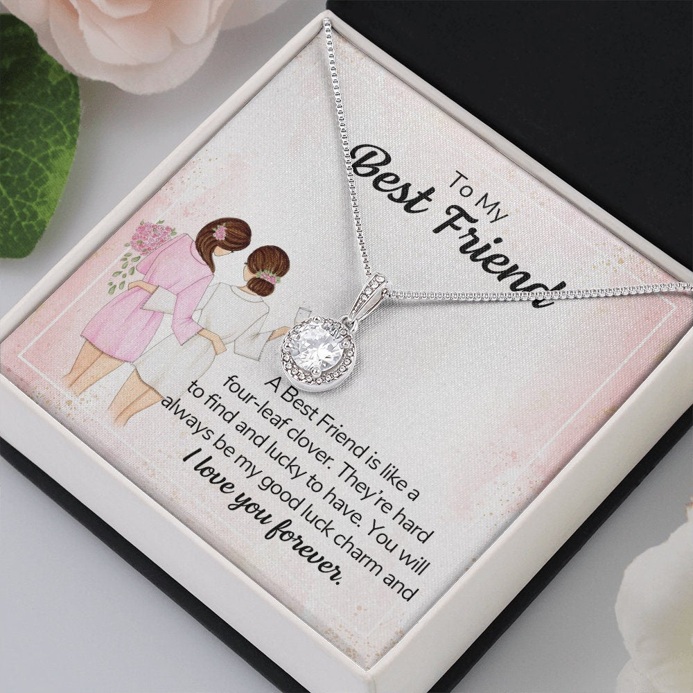 To My Bestie Gift with Message Card. Gift for Bestie. Bestie Gift Idea. Jewelry Gift For My Best Friend. Best Friend Forever.