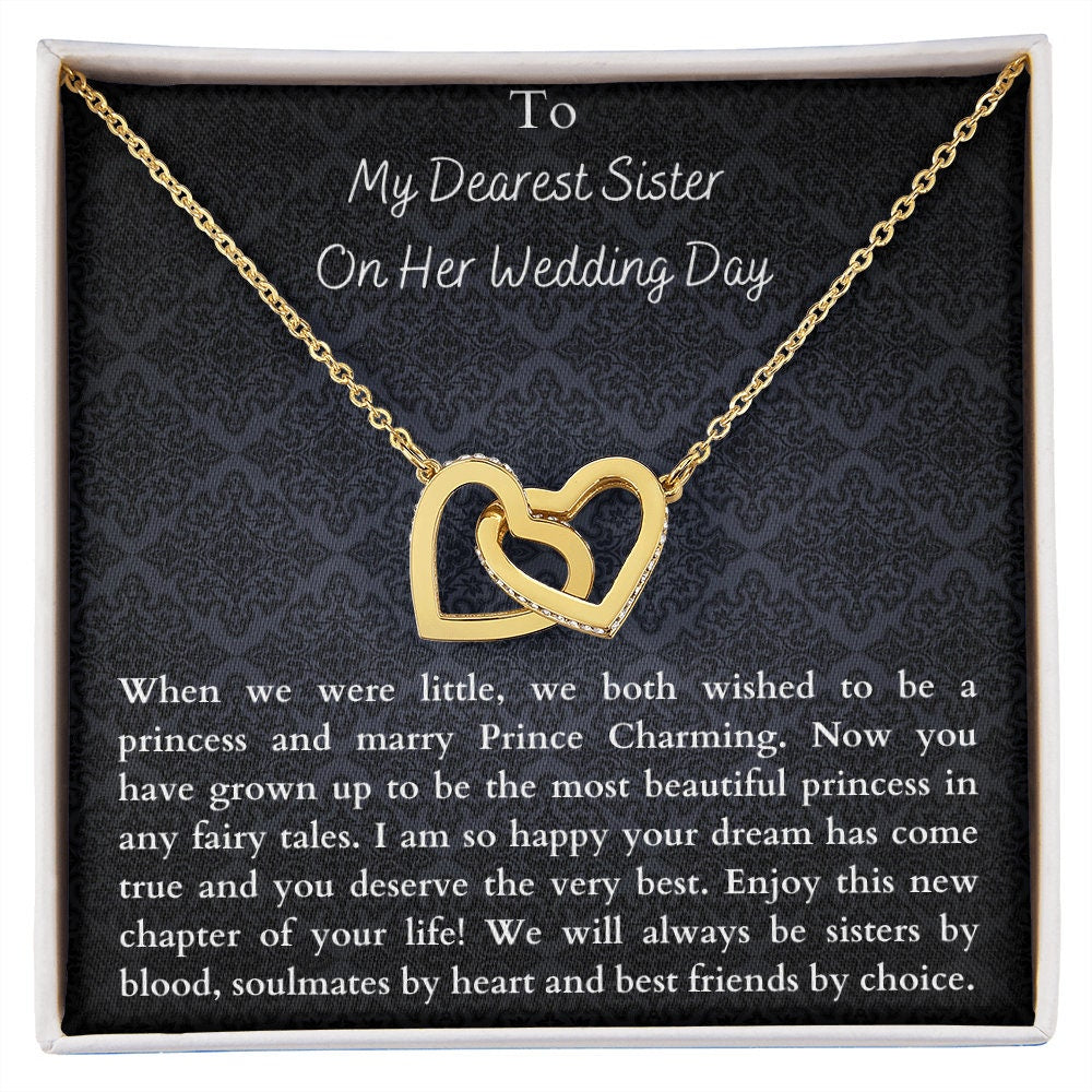 Wedding Day Gift for Sister, Sisters Gifts from Sister, Sister