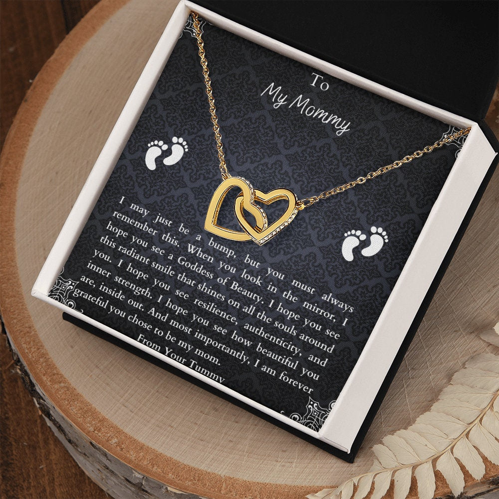 Heart Necklace Baby Gift Set, Necklaces for Women, Baby Essentials, Baby Shower Gifts, New Mom Gifts for Women, Gifts from Husband