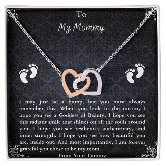 Heart Necklace Baby Gift Set, Necklaces for Women, Baby Essentials, Baby Shower Gifts, New Mom Gifts for Women, Gifts from Husband