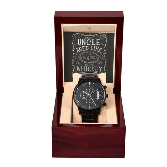 Watch Gift For My Uncle, To My Uncle, Special Gift For Uncle, From Nephew to Uncle, From Niece to Uncle, On Birthday, Christmas, Uncle Gift