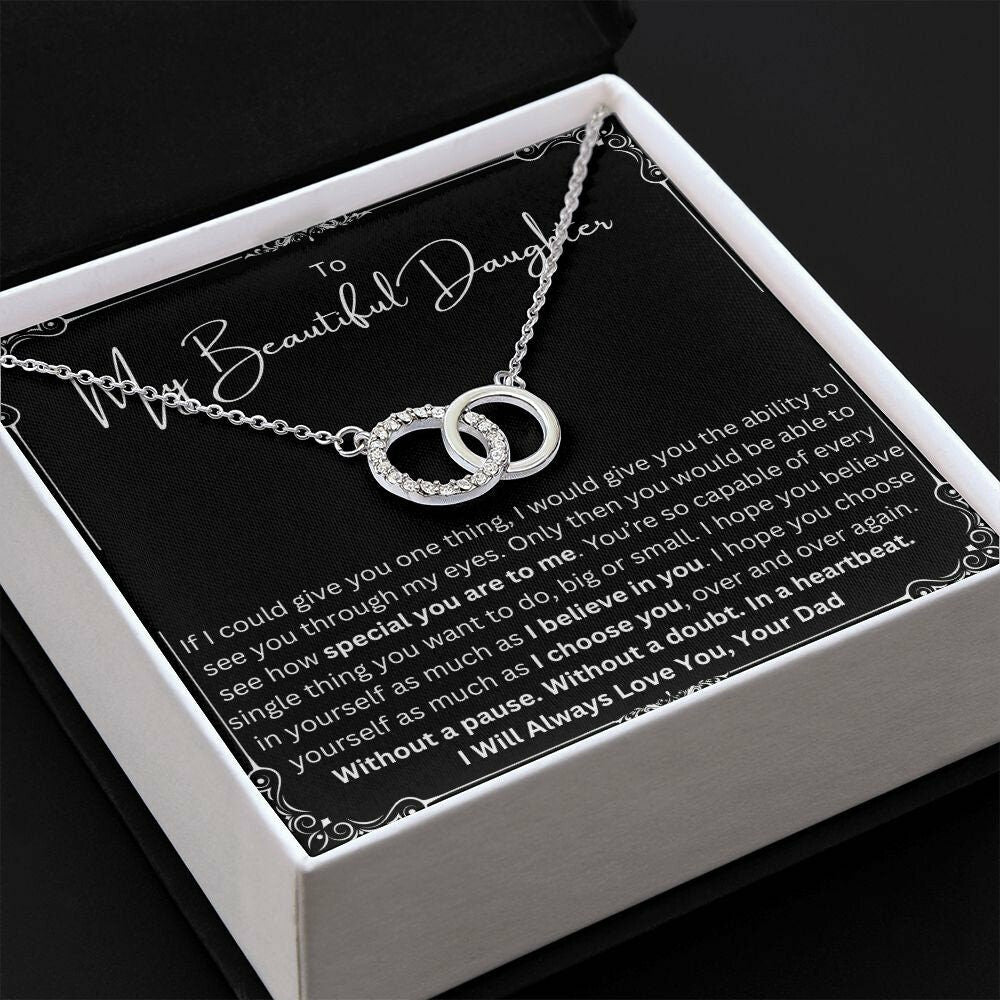 I Choose You Pendant Gift For Daughter From Dad
