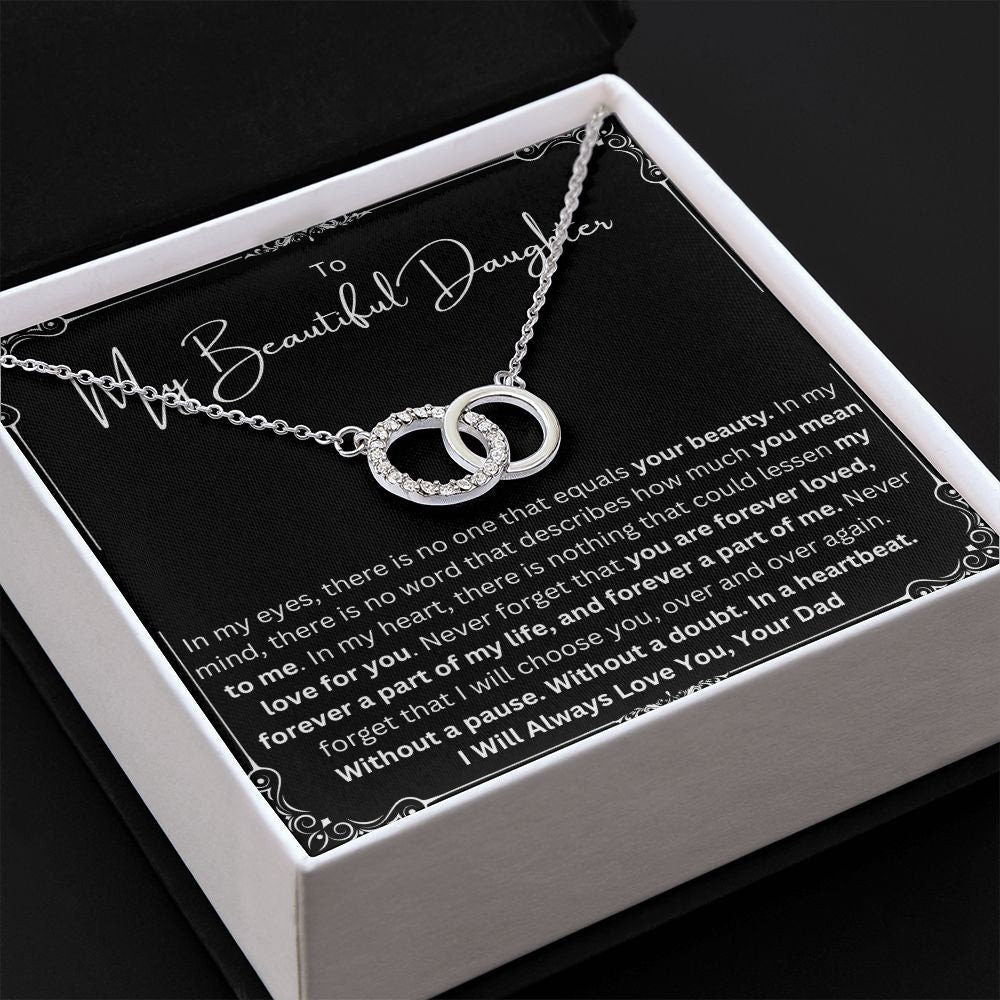 Forever Love Pendant Gift From Dad to Daughter